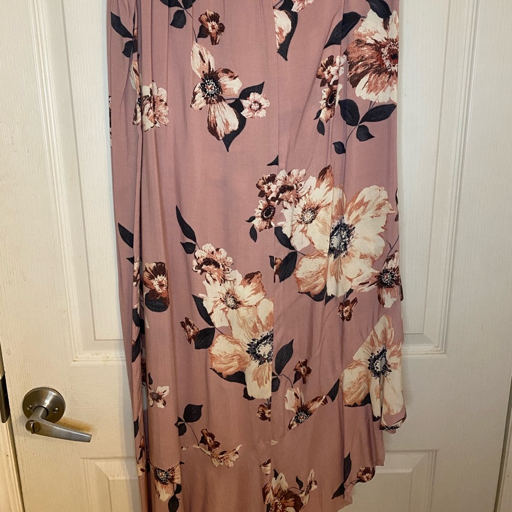 Floral maxi skirt